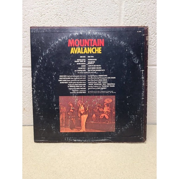 Mountain - Avalanche Vinyl LP Album BL 33088 - Picture 2 of 3